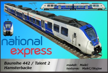 Baureihe 442 / Bombardier Talent 2 - National Express - Transport Fever ...