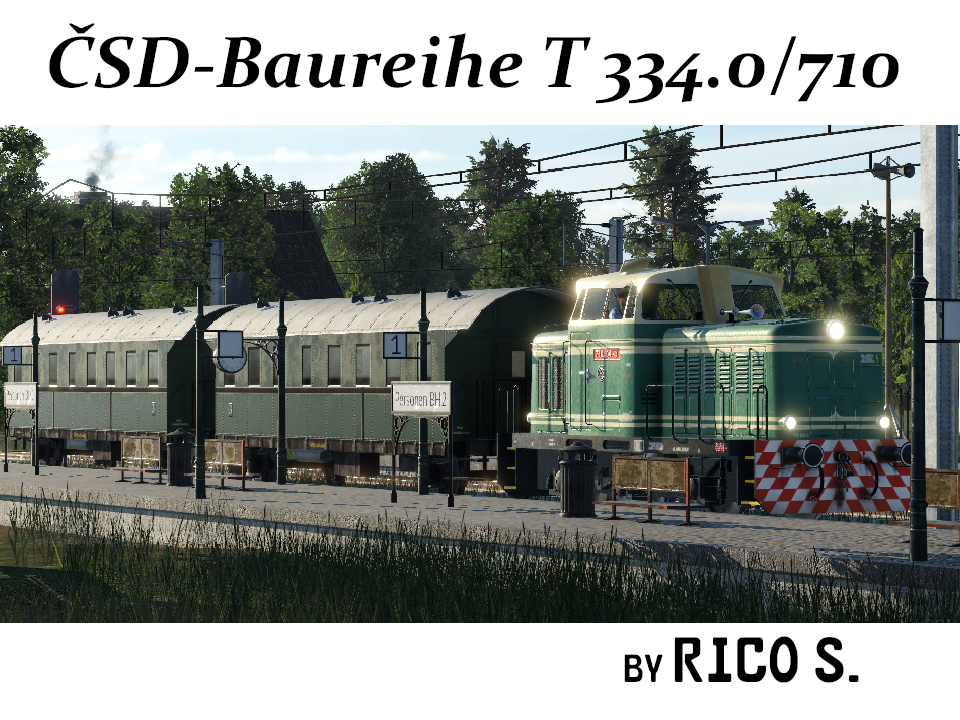 RicoS. ČSD-Baureihe T 334.0 / Baureihe 710 - Transport Fever Community