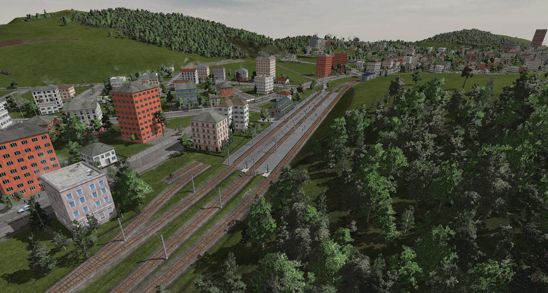 Der Bahnhof von Hubersdorf in den 90ern.