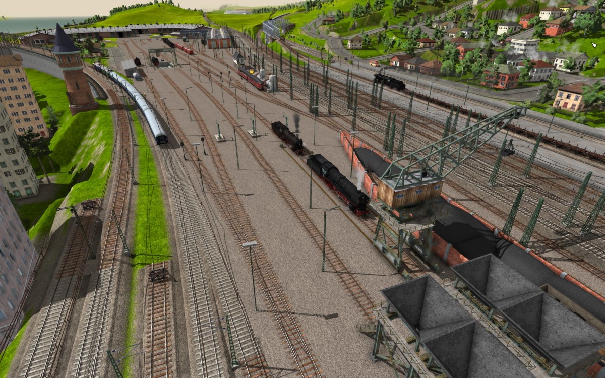 Bad Wörishofen: Blick auf das Bahnbetriebswerk