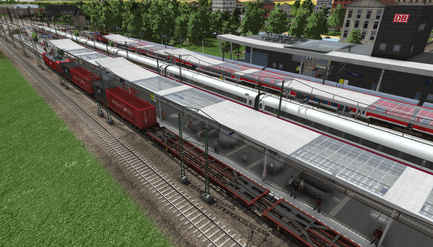 Ein ruhiger Sonntag bei der Bahn