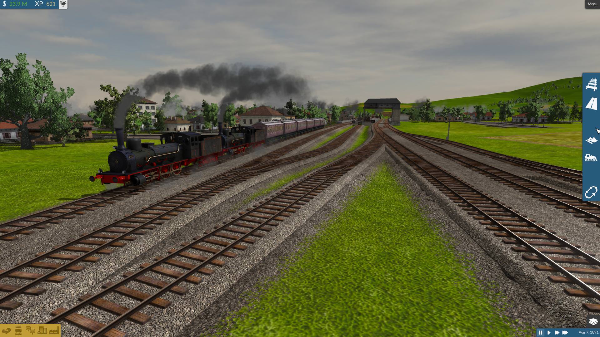 My first double-headed train.