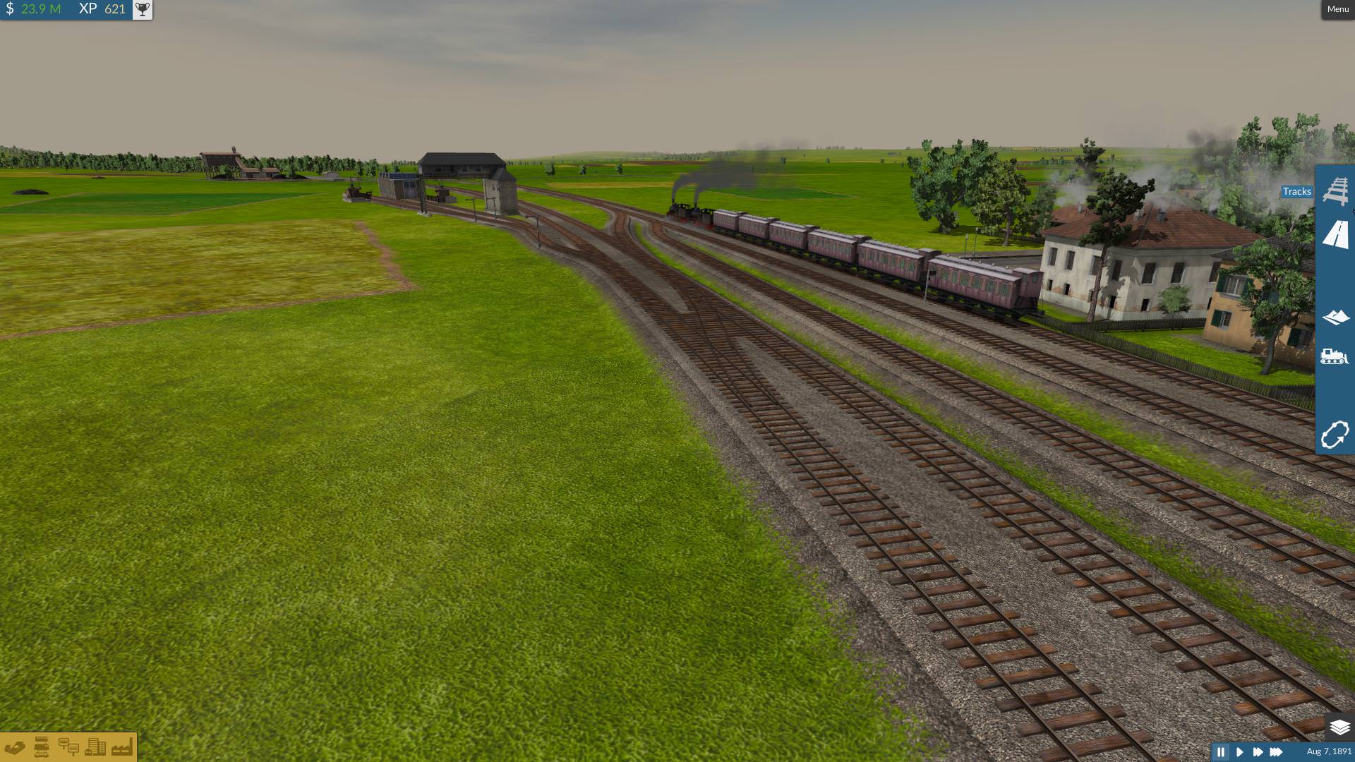 My first double-headed train.