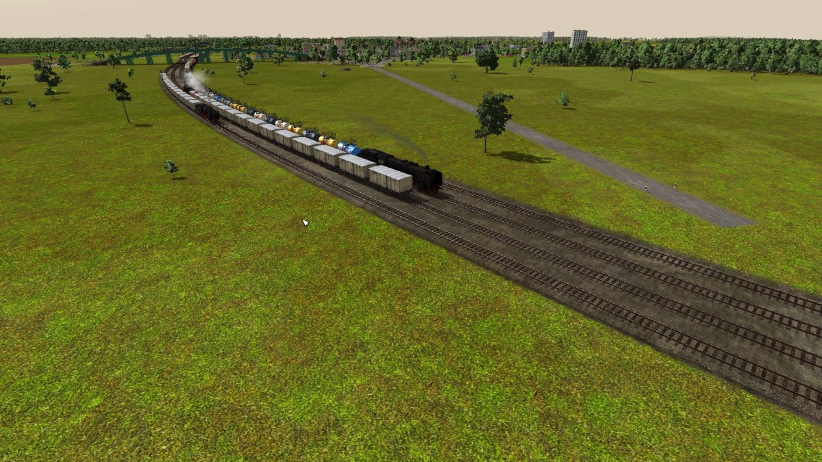 Alte Güterzüge