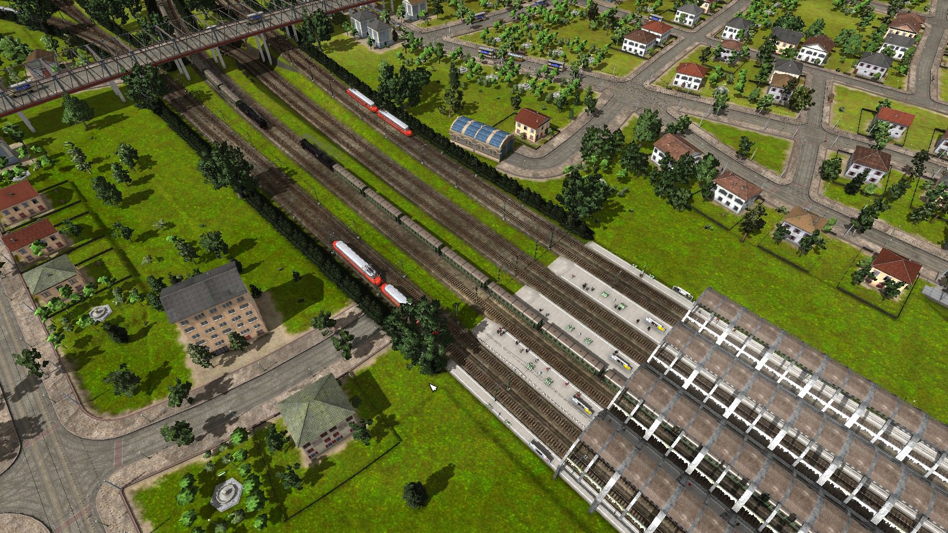 Man könnte meinen dort war mal ein Bahnübergang