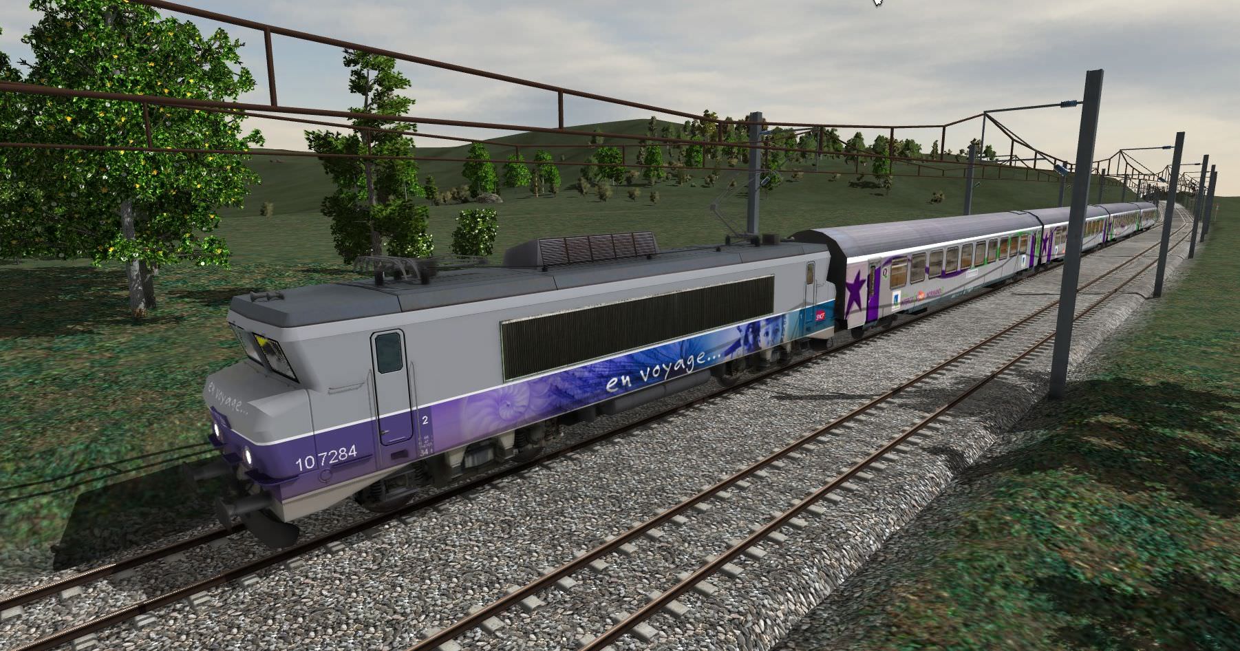 BB7284 in the "En Voyage" livery