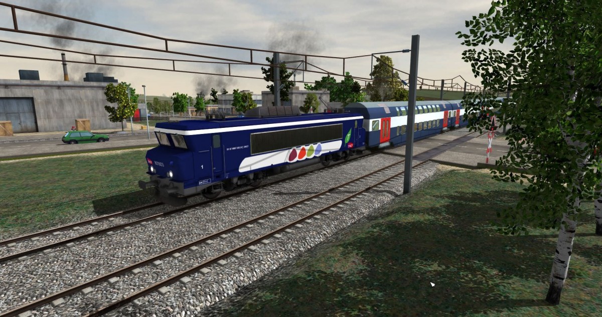 BB7603 in "Transilien" livery