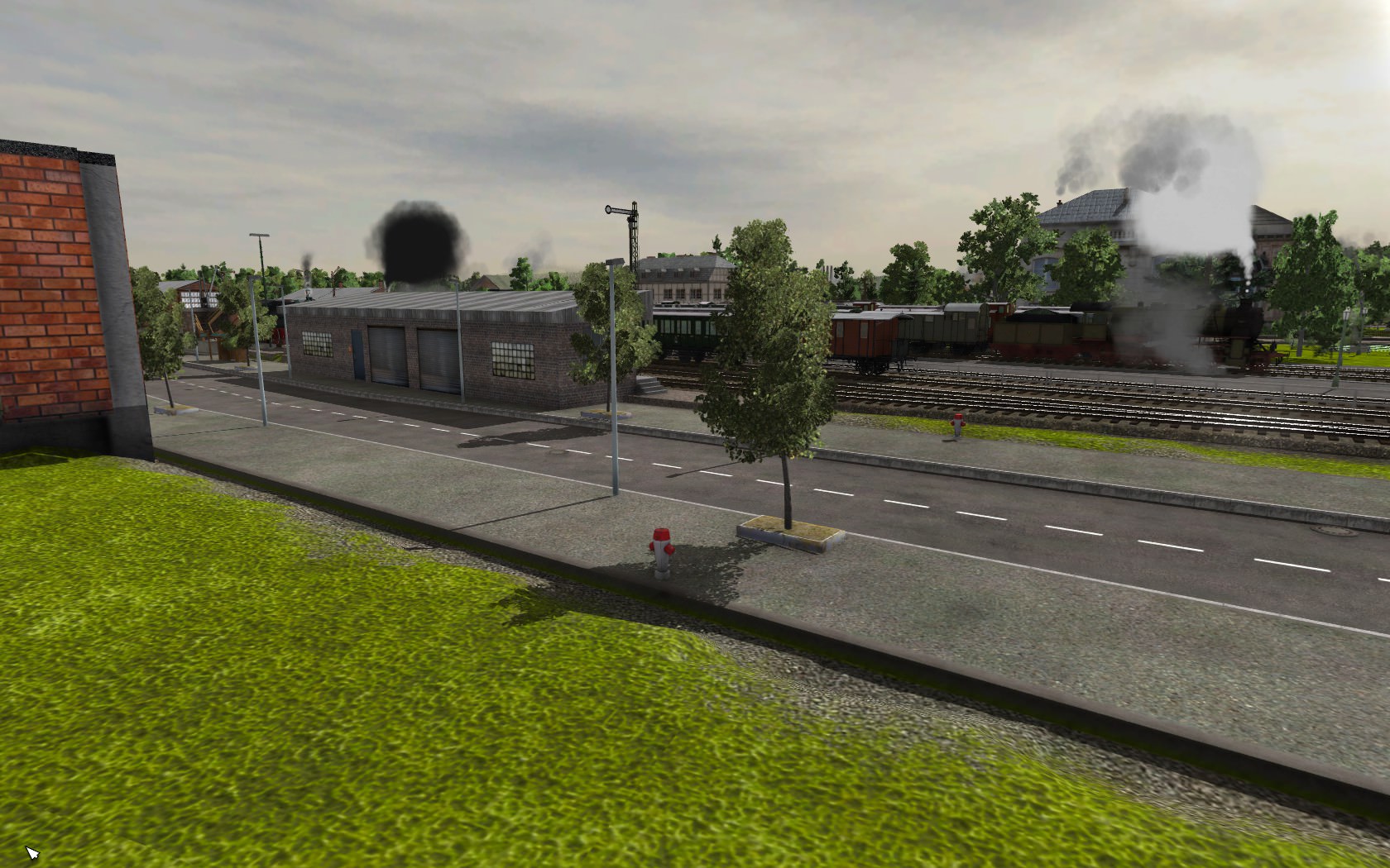 Bahnhof um 1920