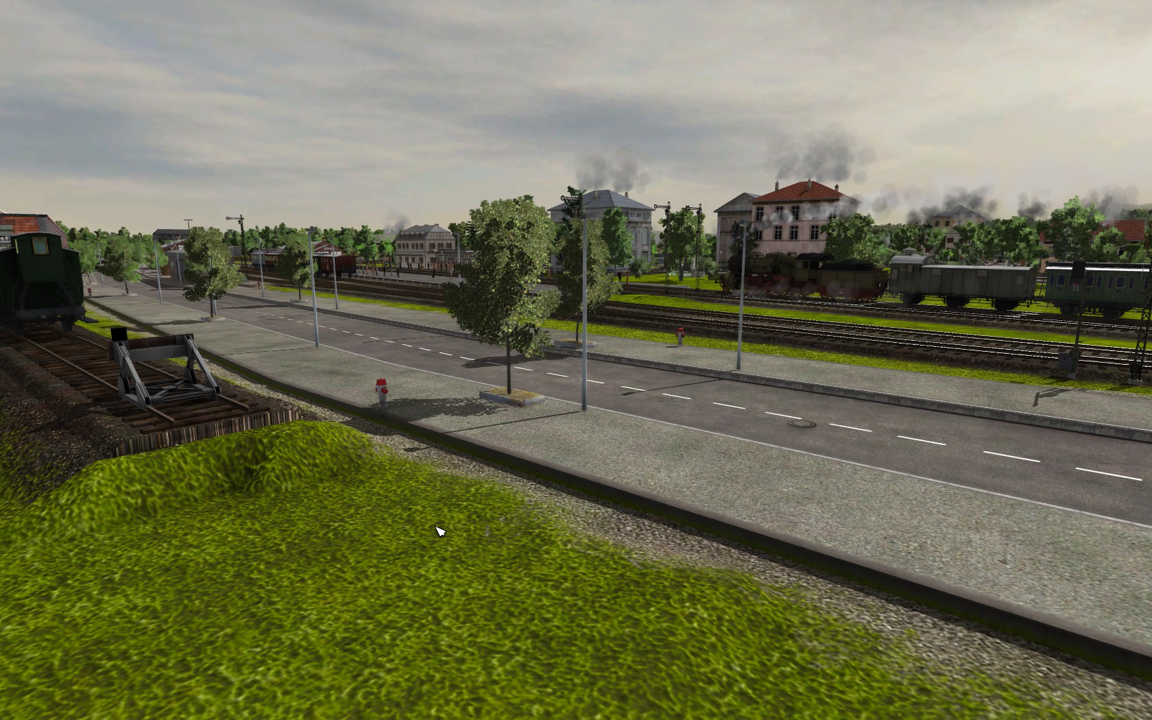 Bahnhof um 1920