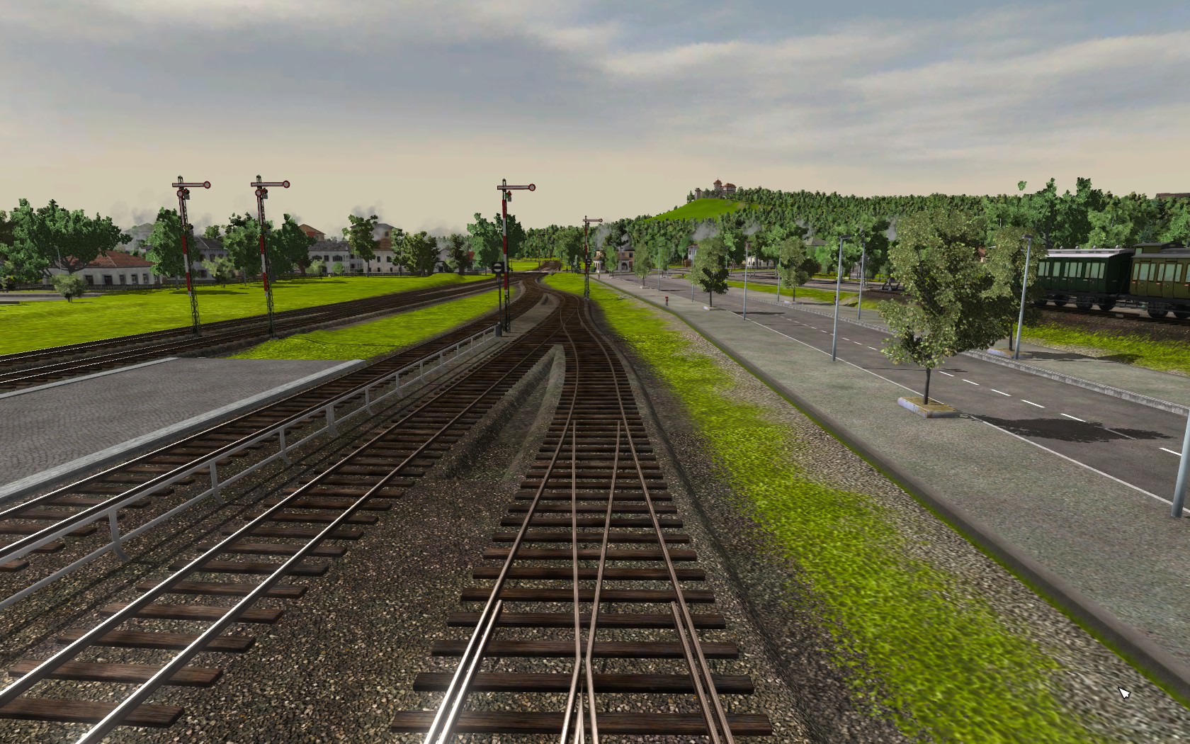 Bahnhof um 1920