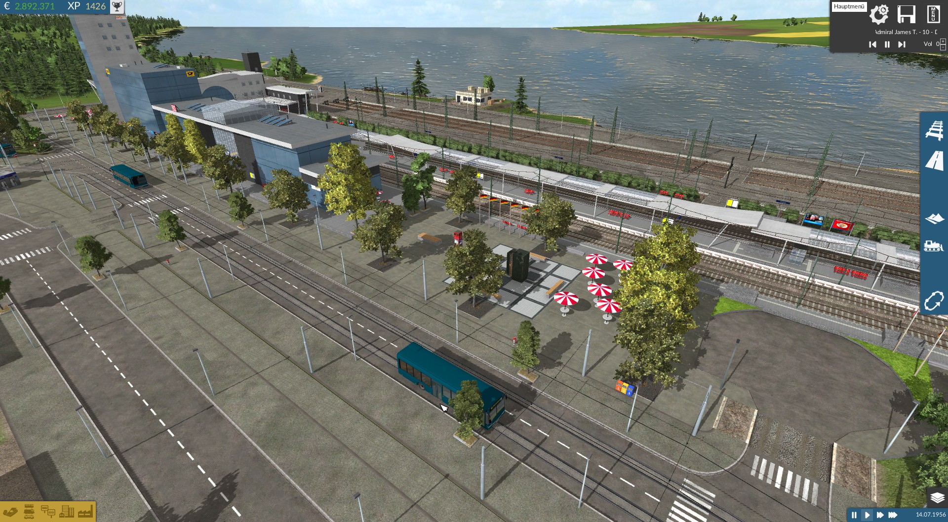 Hbf Golssen Vorplatz