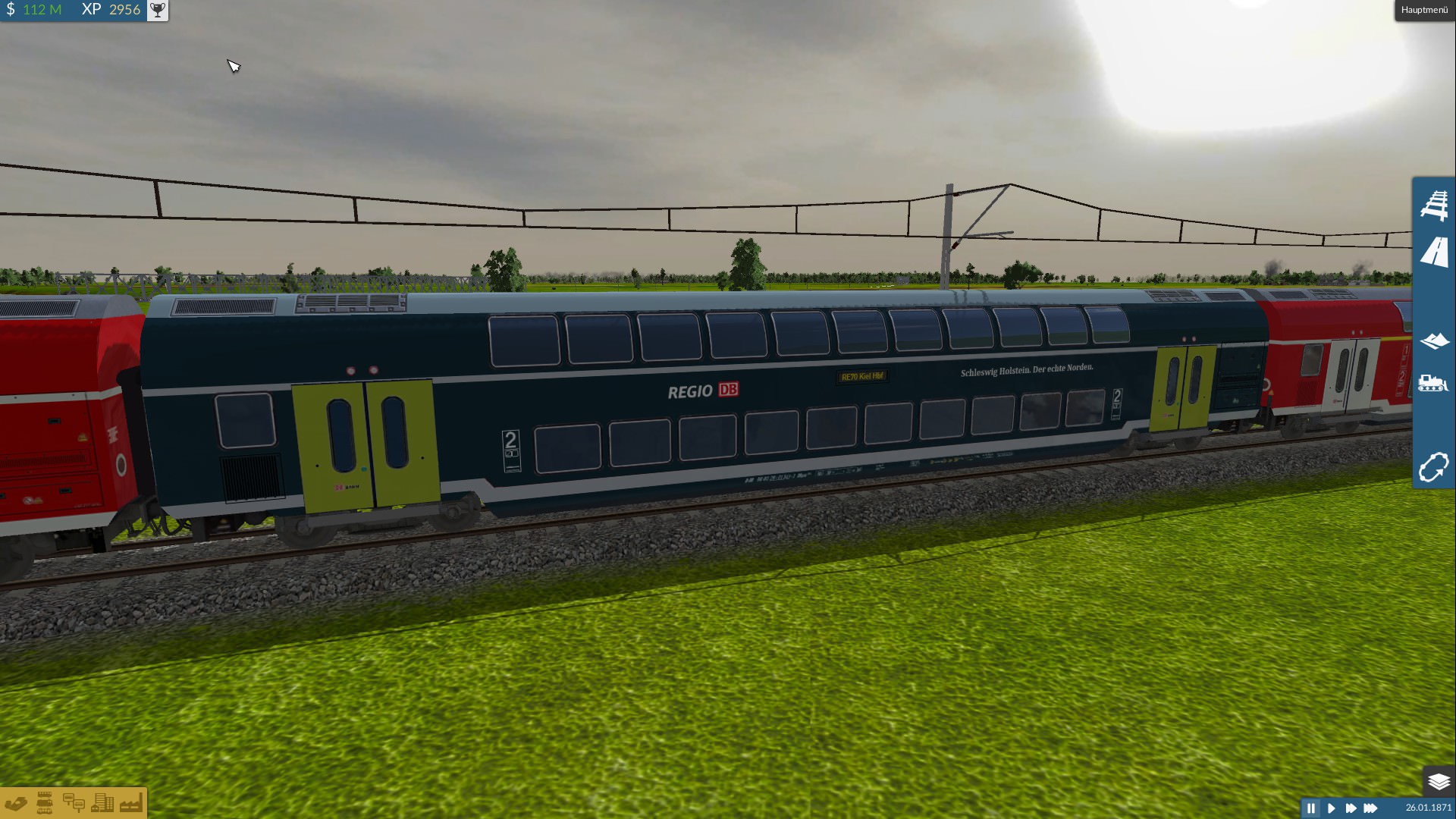 Die neuen Wagen der Regional Bahn Schleswig Holstein