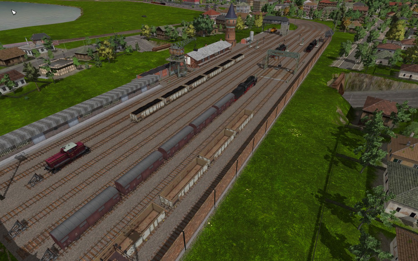 Güterbahnhof Nonnewitz auf der Insel Rügen