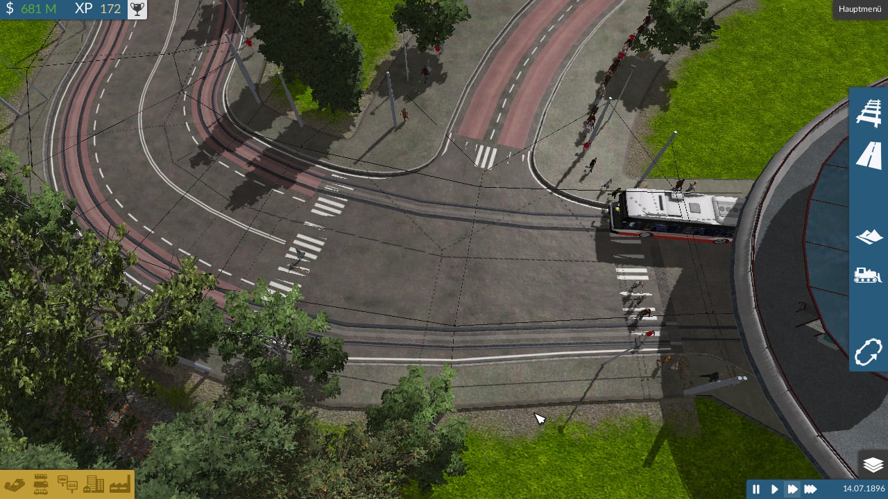 Ausfahrender Bus vom XL Bf