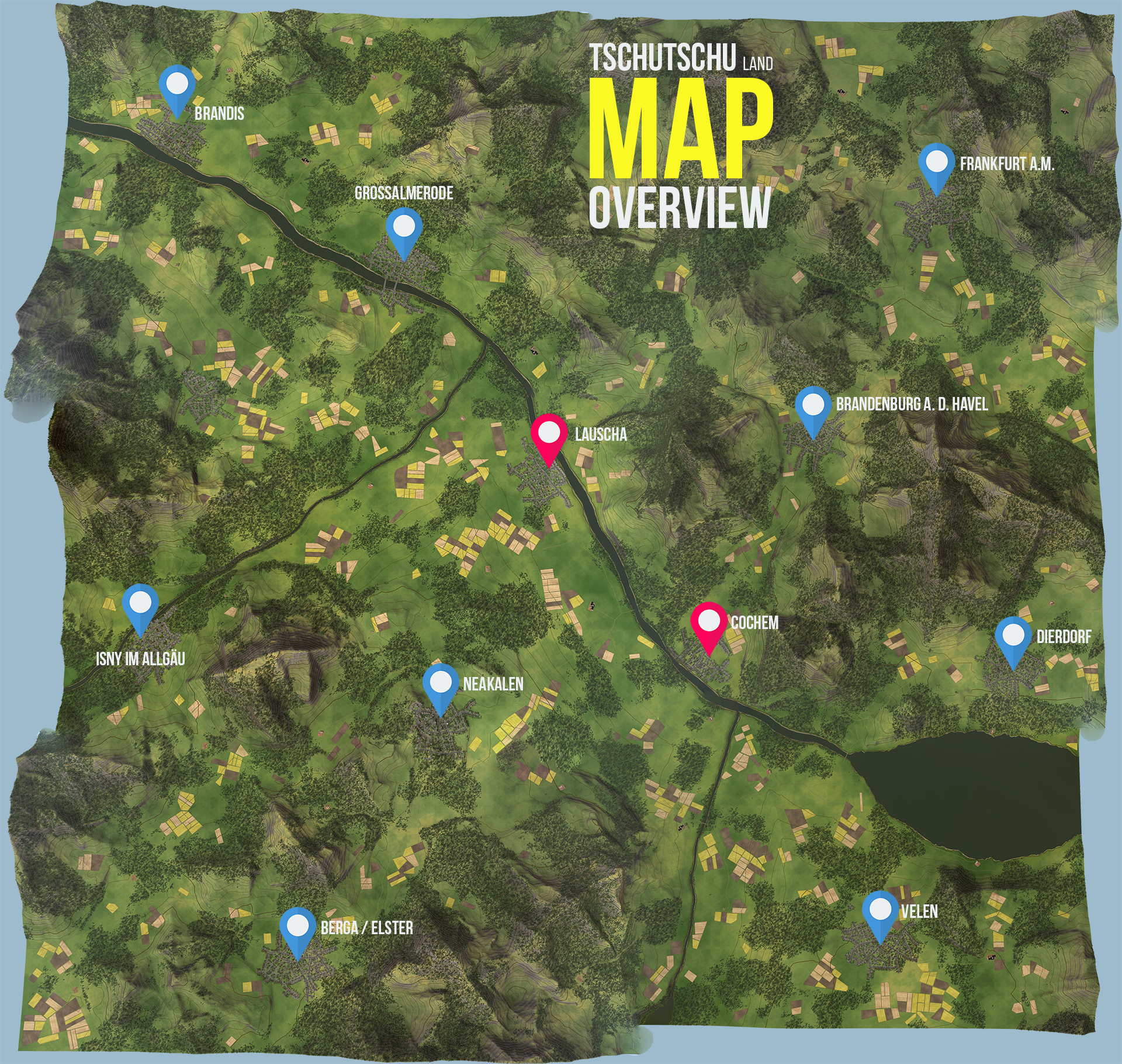 MAP Overview / Kartenübersicht - TschuTschu Land