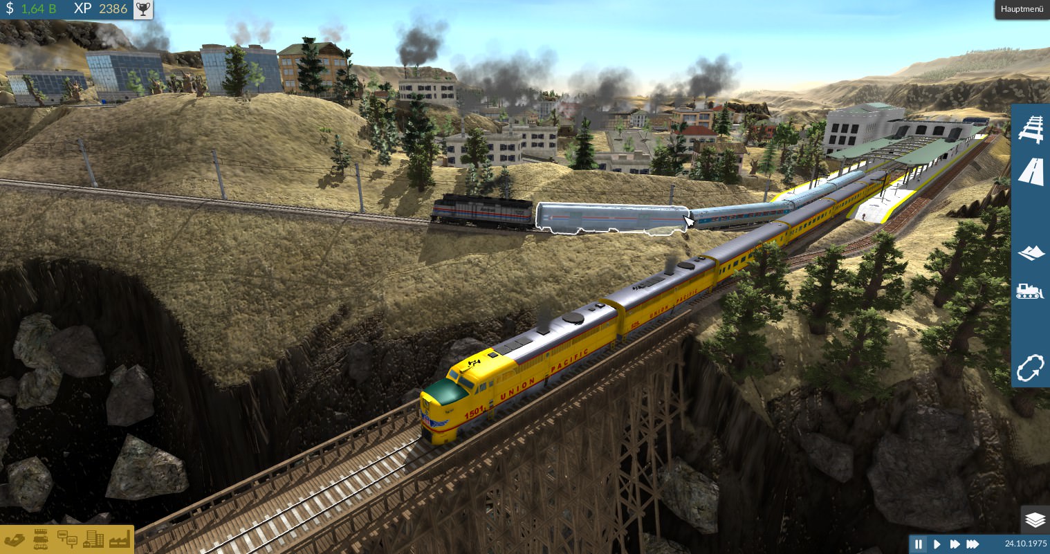 UP vers Amtrak