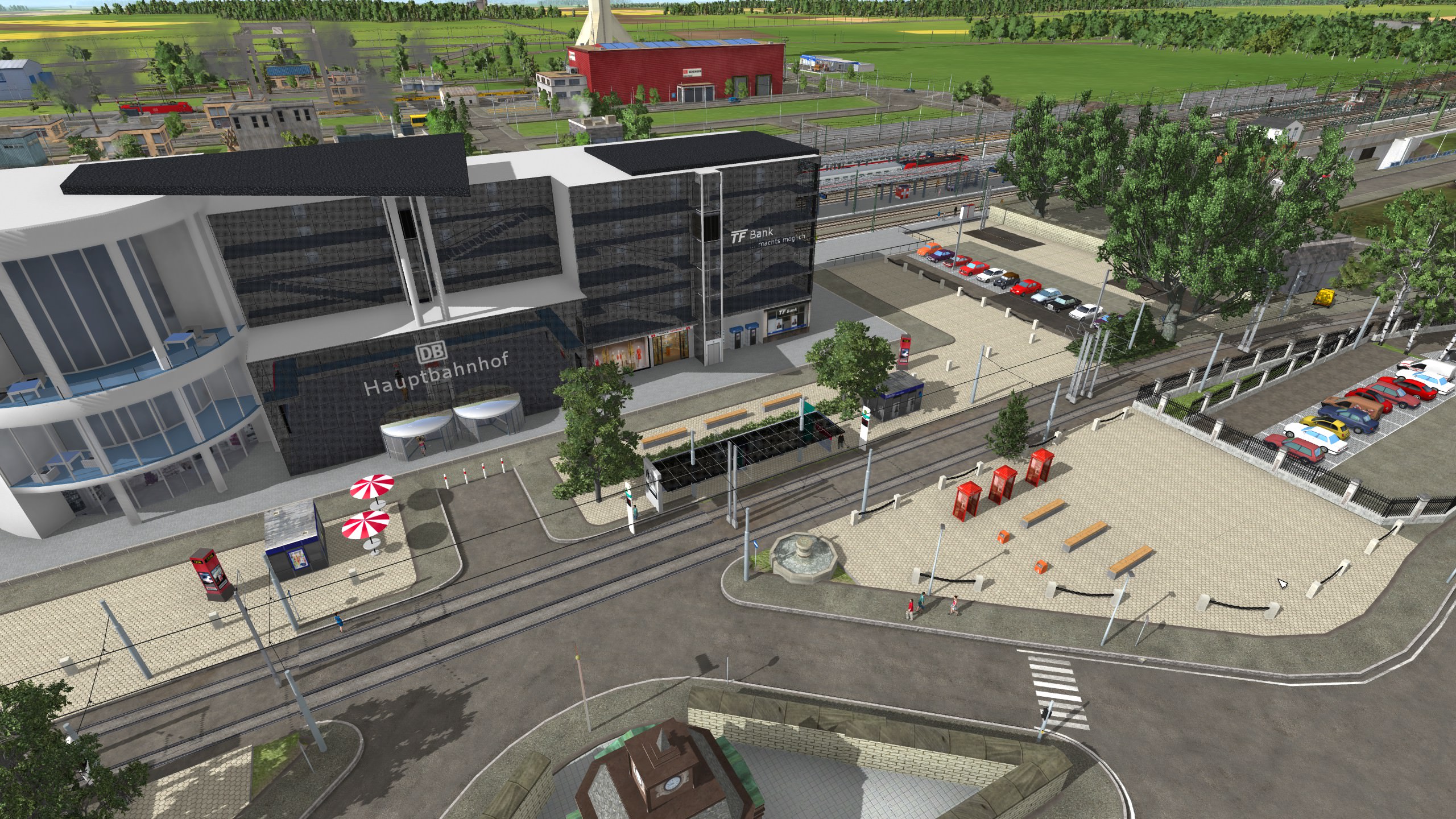 ein Bahnhof