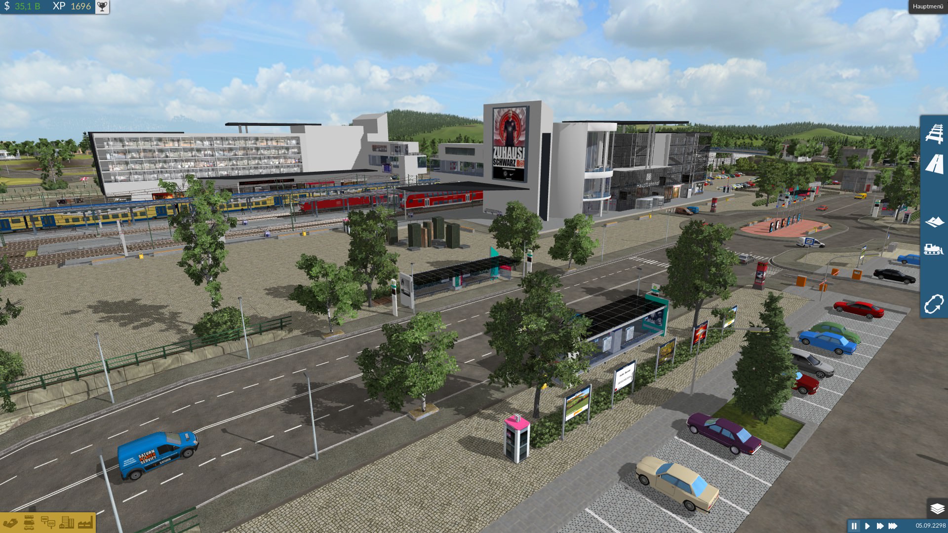 Hauptbahnhof der Finanzhauptstadt
