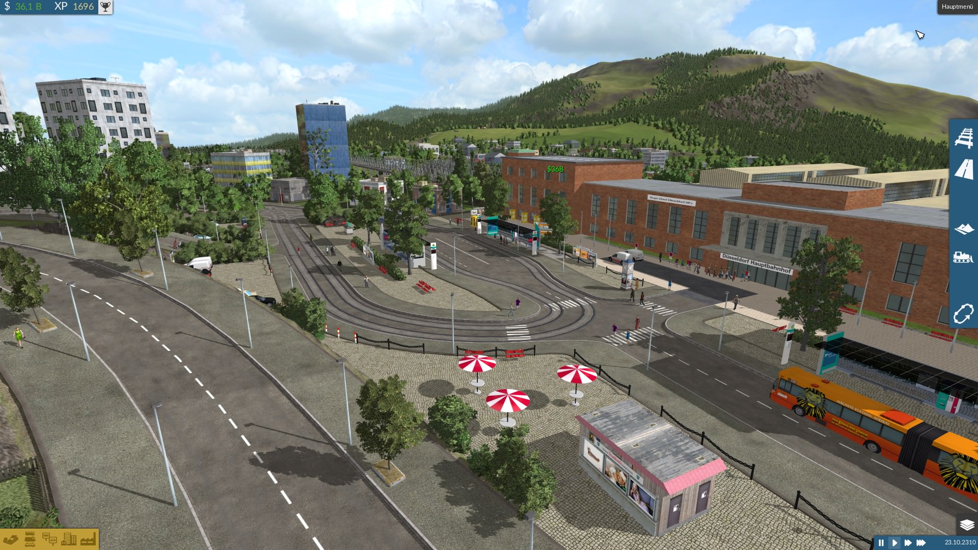 Oberer Eingang zum S-Bahnhof Gleis 1-4