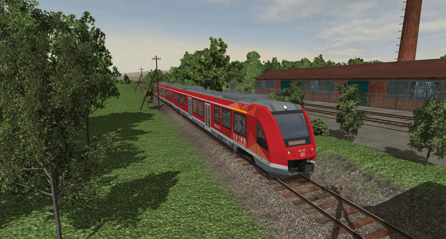 Der neue Zug auf der Nebenbahn