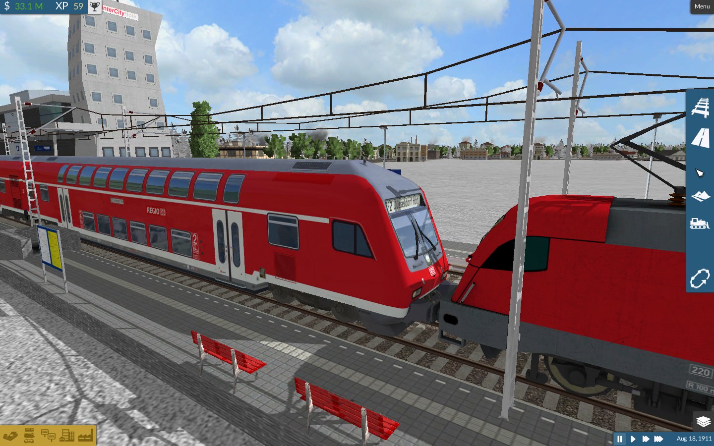 S-Bahn fährt die High Street Station