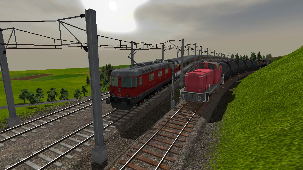 Re 4/4 und V100