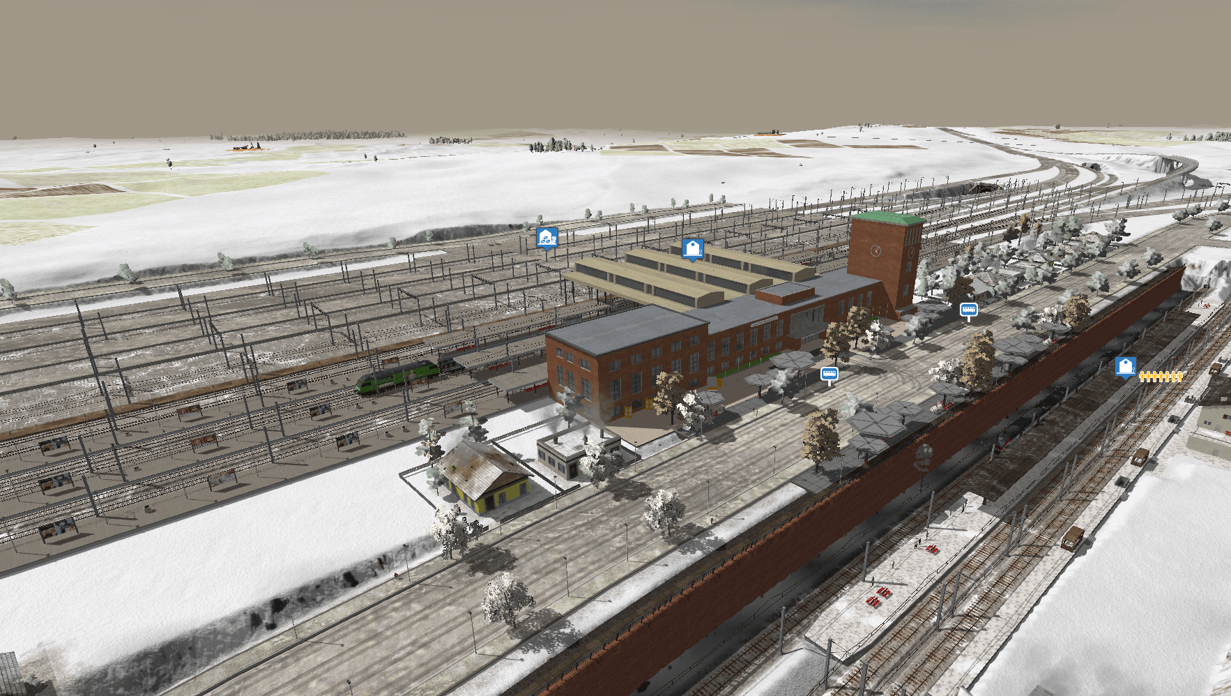 Der neue Hauptbahnhof.