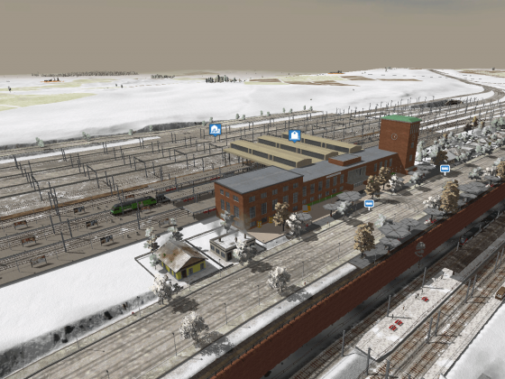 Der neue Hauptbahnhof.