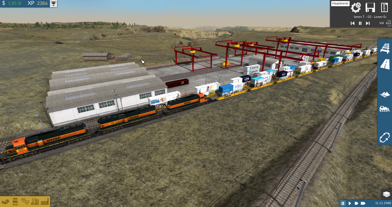 mächtig viel los im Containerterminal