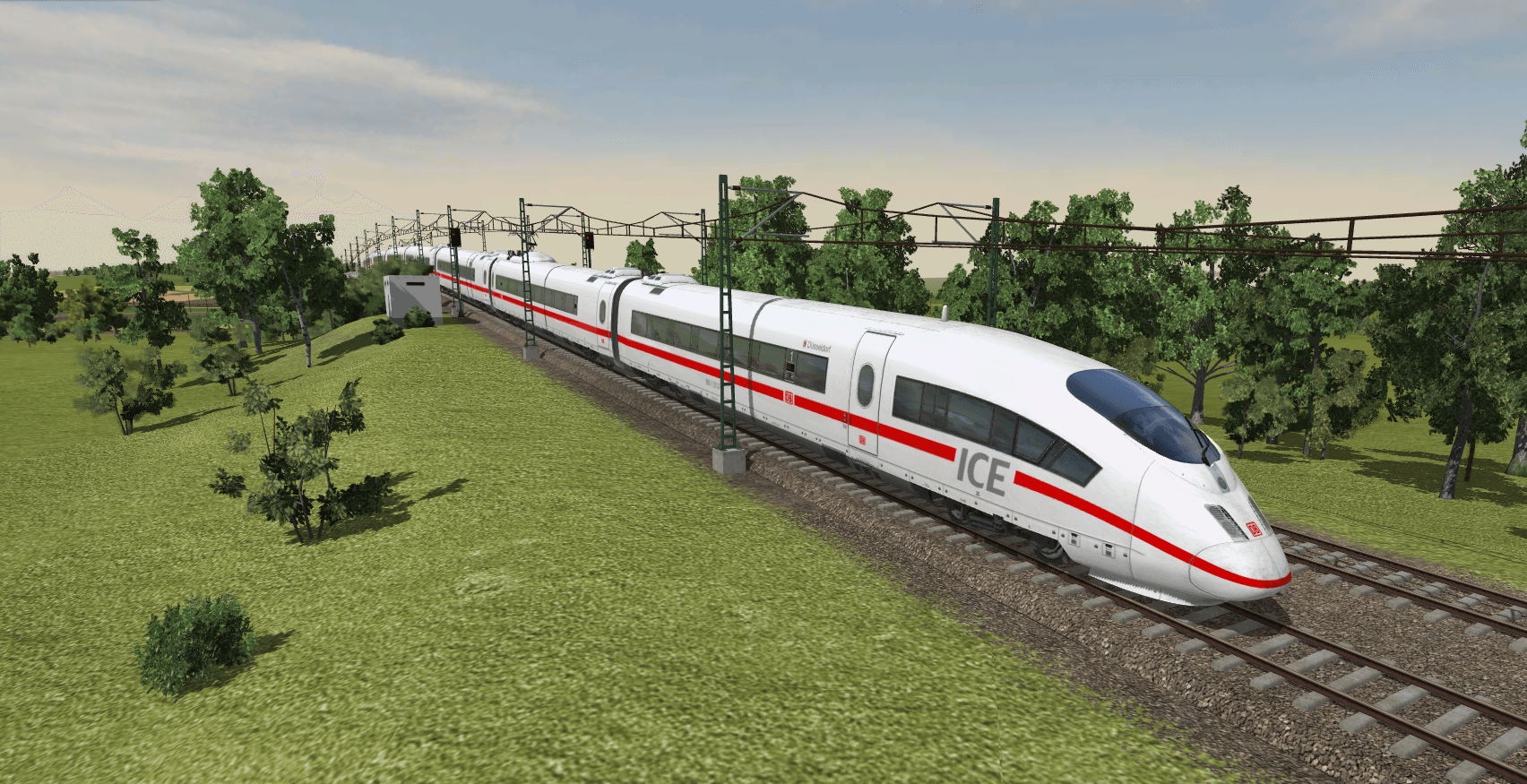 ICE 3 auf der Neubaustrecke