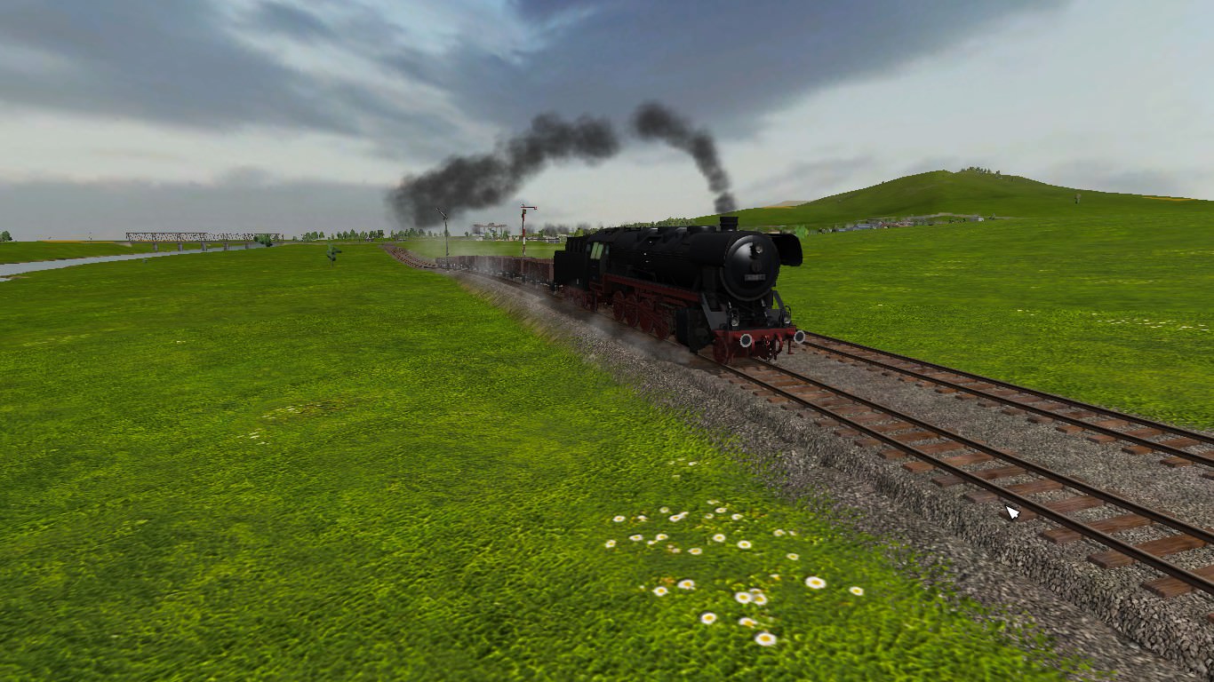 BR 44 mit Kohlezug