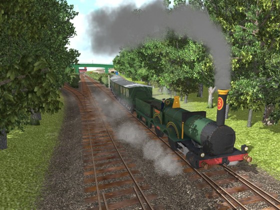 First train out from the depot