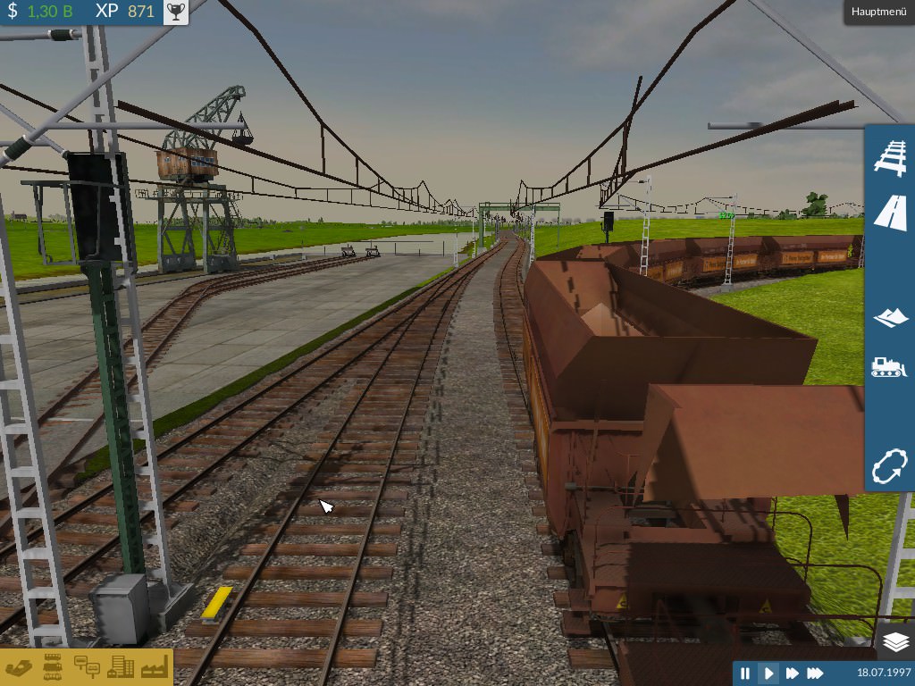 WIP Stahlwerk mit großem Rangierbahnhof