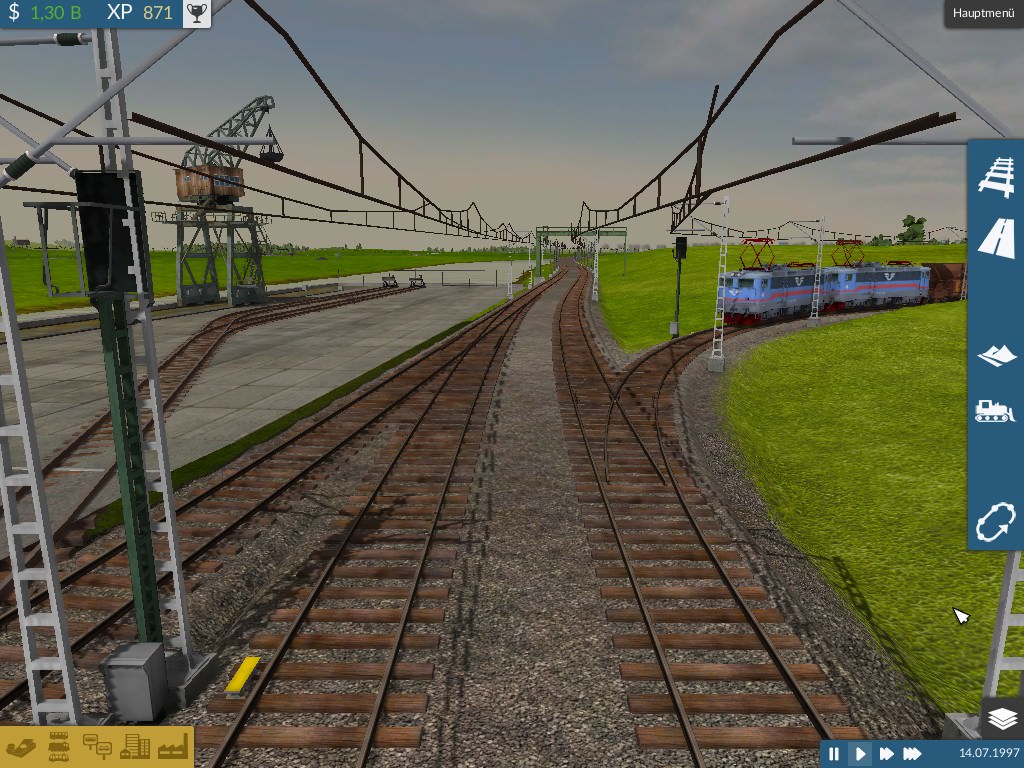 WIP Stahlwerk mit großem Rangierbahnhof