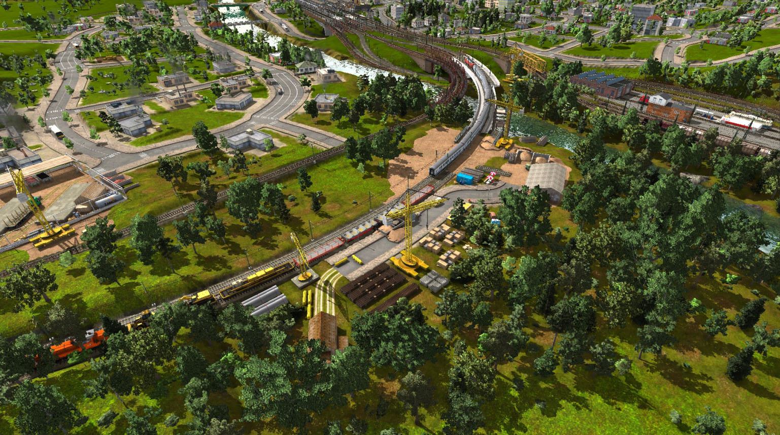 WIP Neubaubrücke mit Ausweichgleis 1