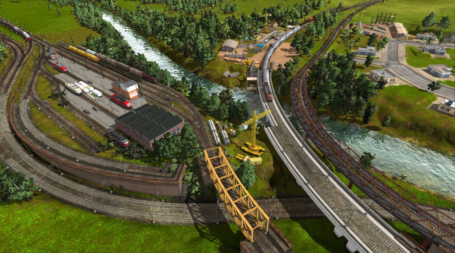 WIP Neubaubrücke mit Ausweichgleis 2
