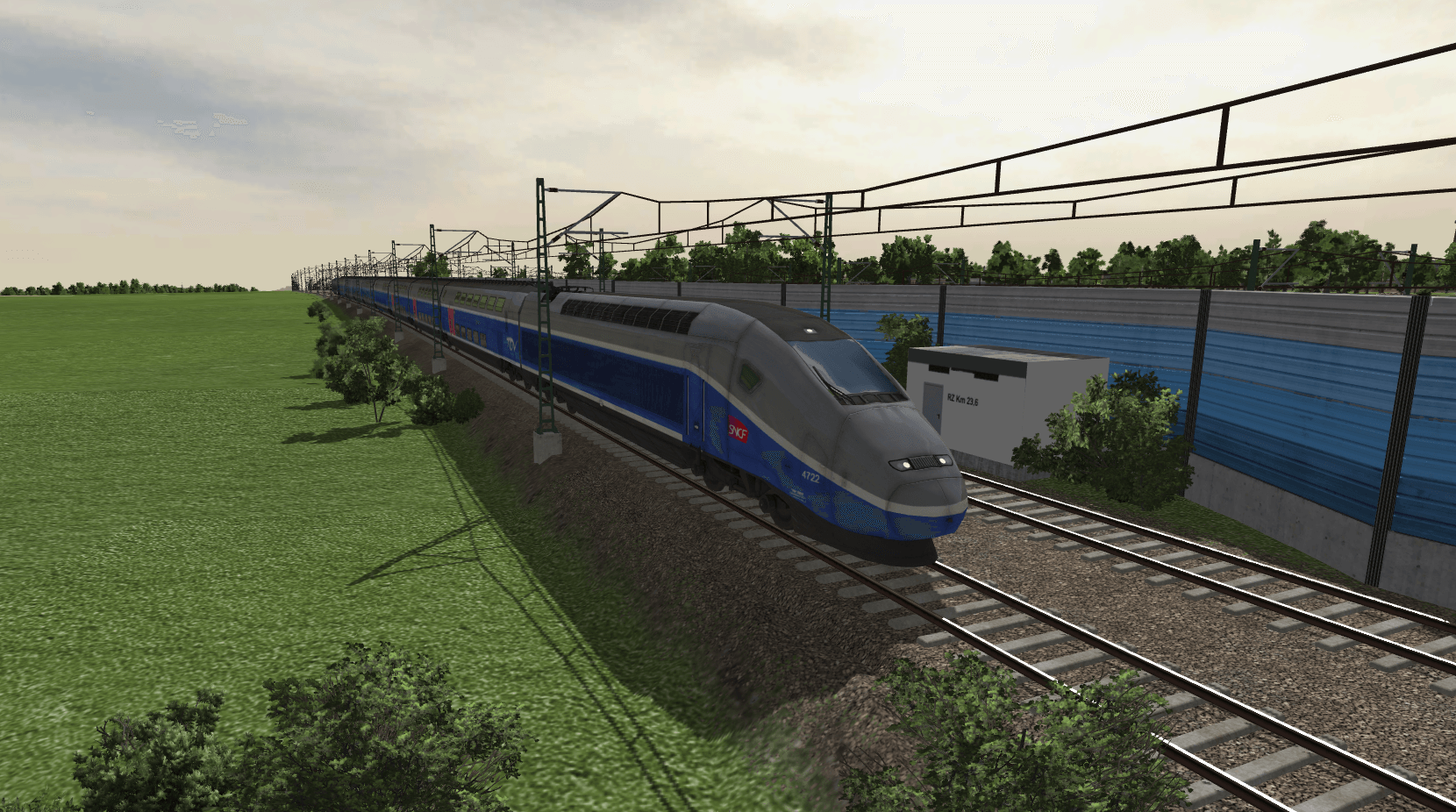 TGV Duplex auf der Schnellfahrstrecke