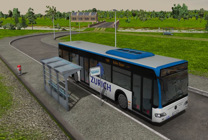 Citaro mit Zürich Versicherung Werbung