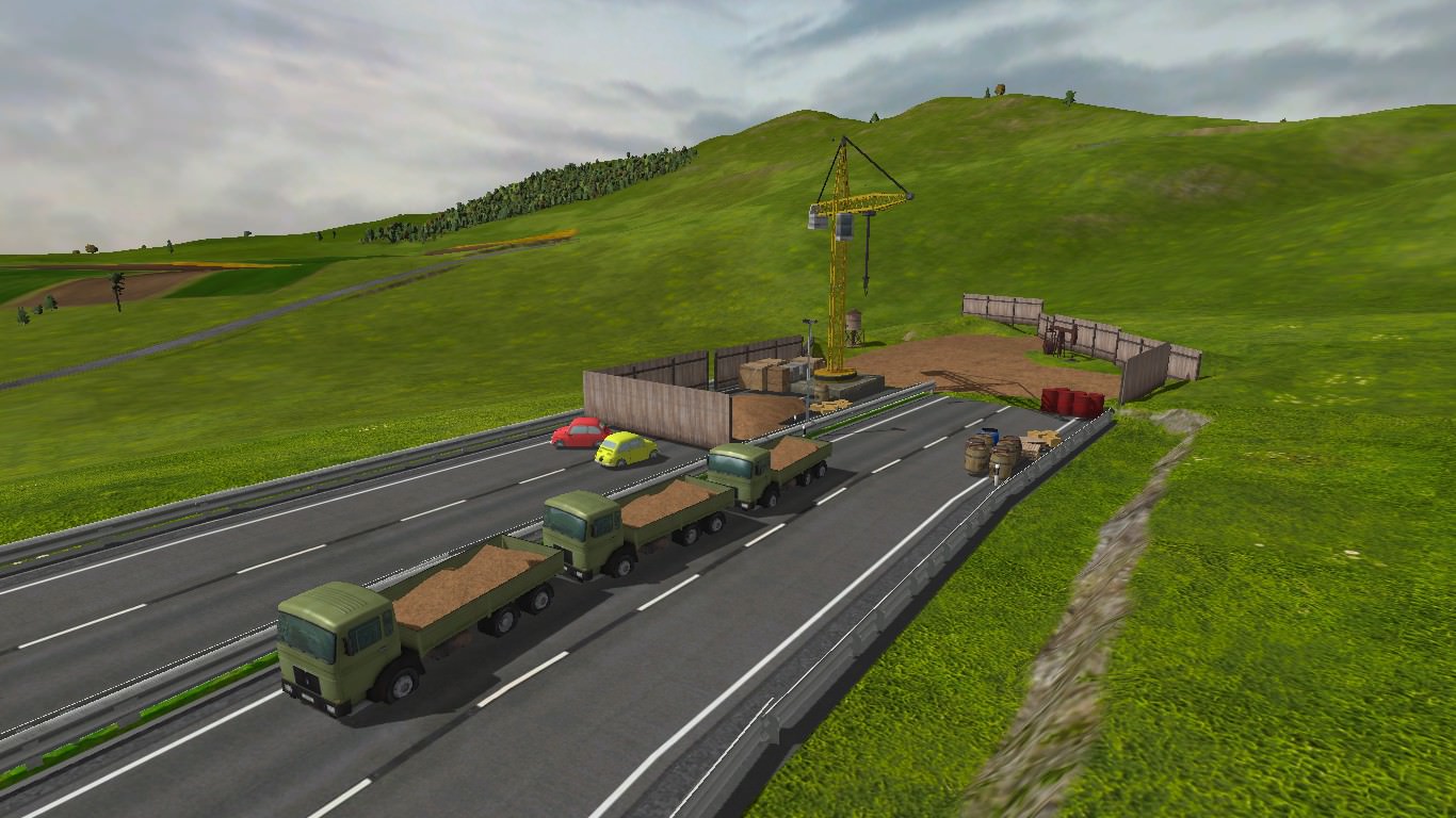 Ausbau der Autobahn