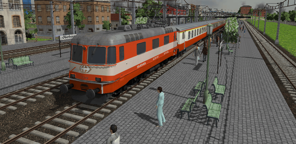 Der Swiss Express auf seiner letzen Fahrt