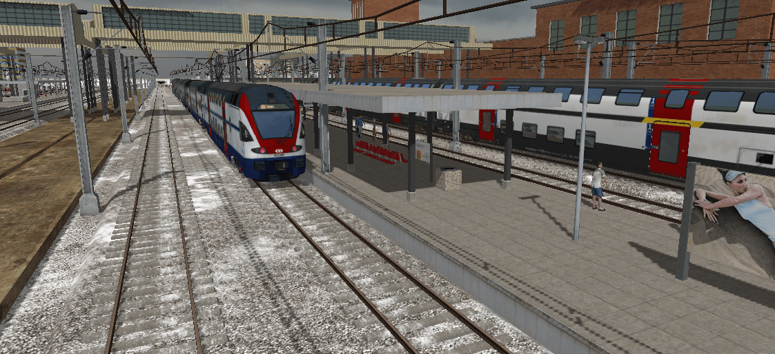 Stadler Kiss am Hauptbahnhof Basel