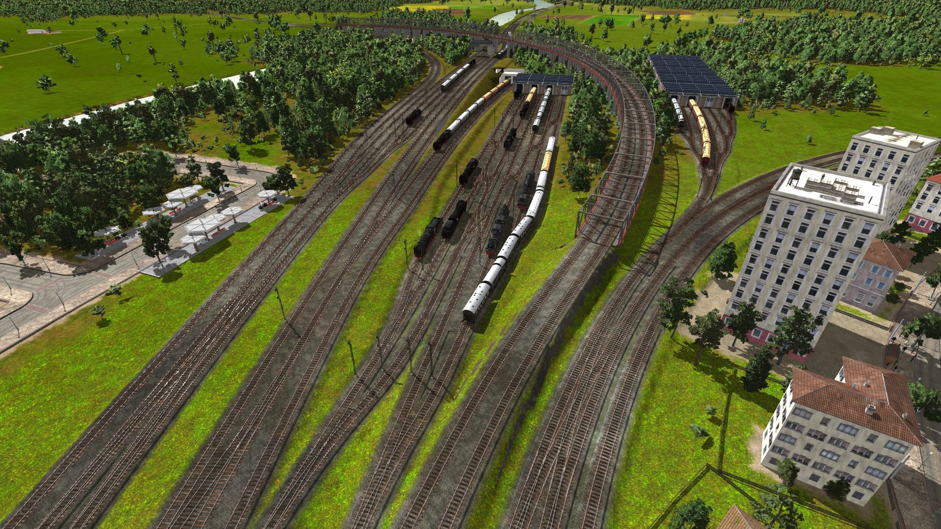 Die Ersten Fernverkehrszüge rollen und die Depots füllen sich.