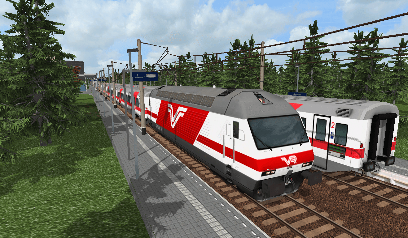 Commuter Train bound for Luton Parkway