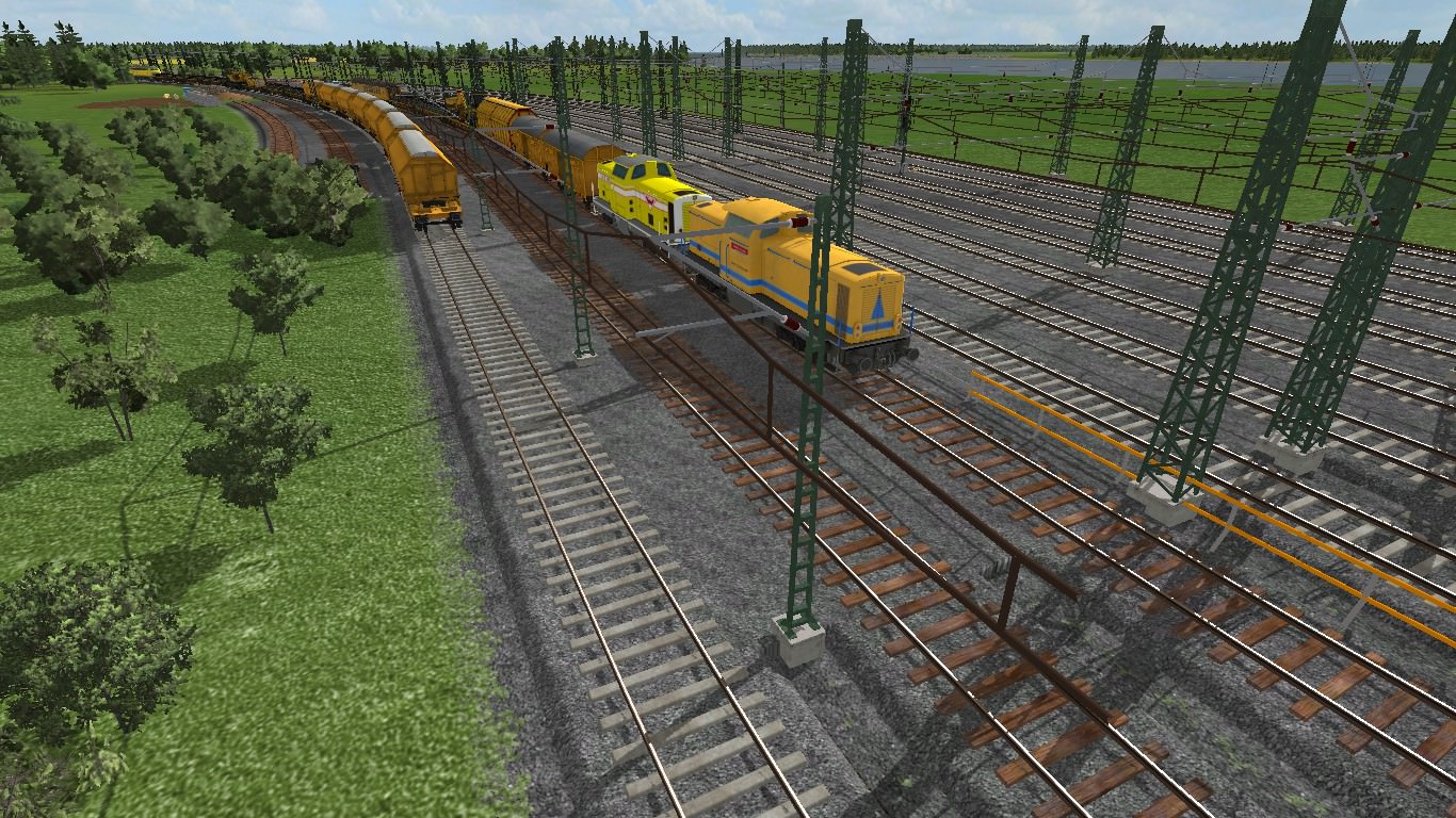 Gleisbau im Rangierfeld des Hbf