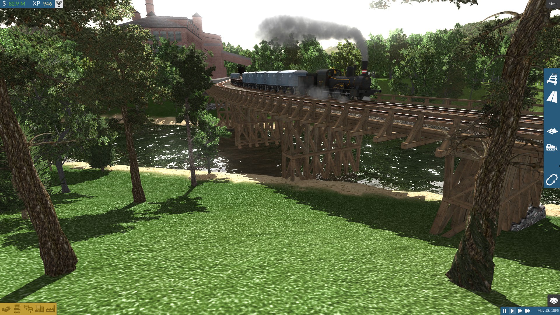 DSB Litra B with GWR wagons full of goods.