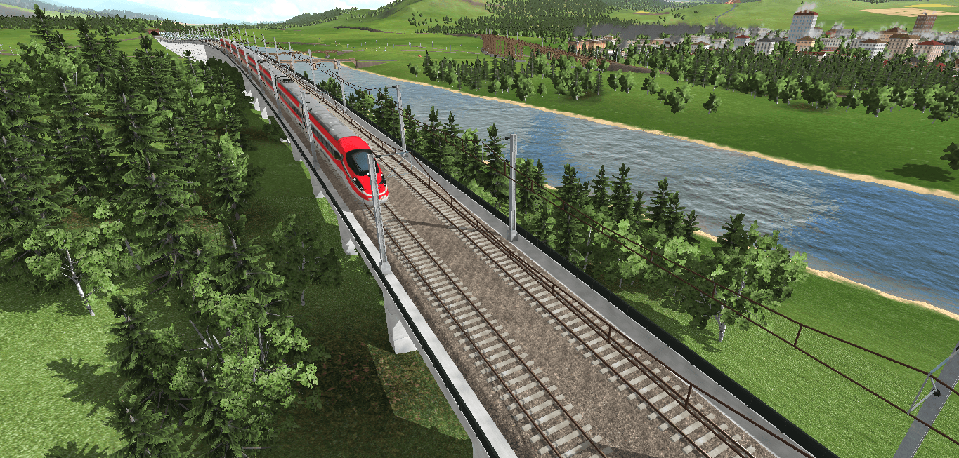 High Speed Line and City (300km/h)