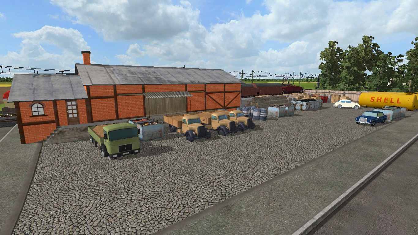 Güterbahnhof aus einem alten Savegame