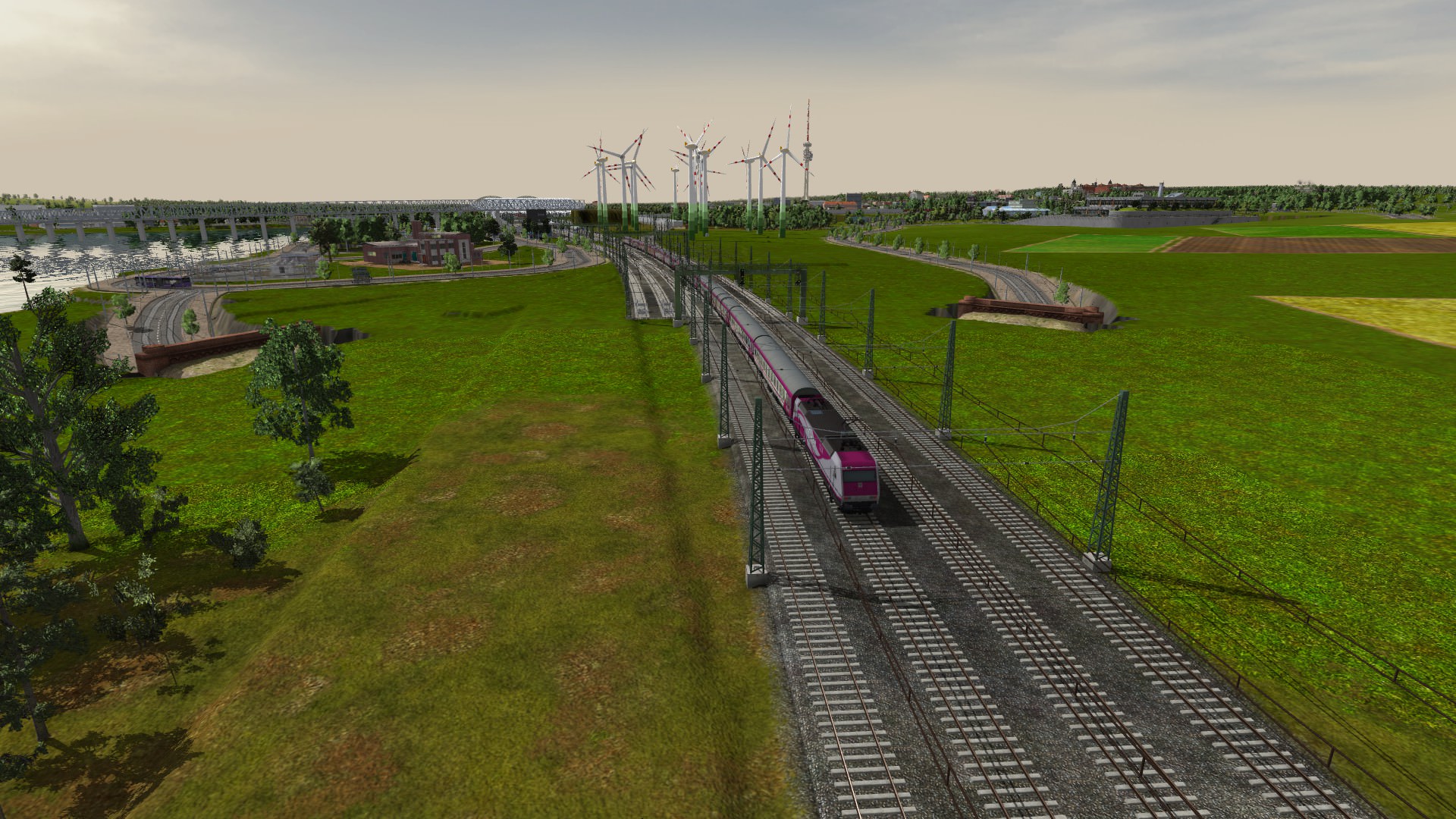Tf/net Regionalbahn vorm neuen S-Bahnhof Rokford.