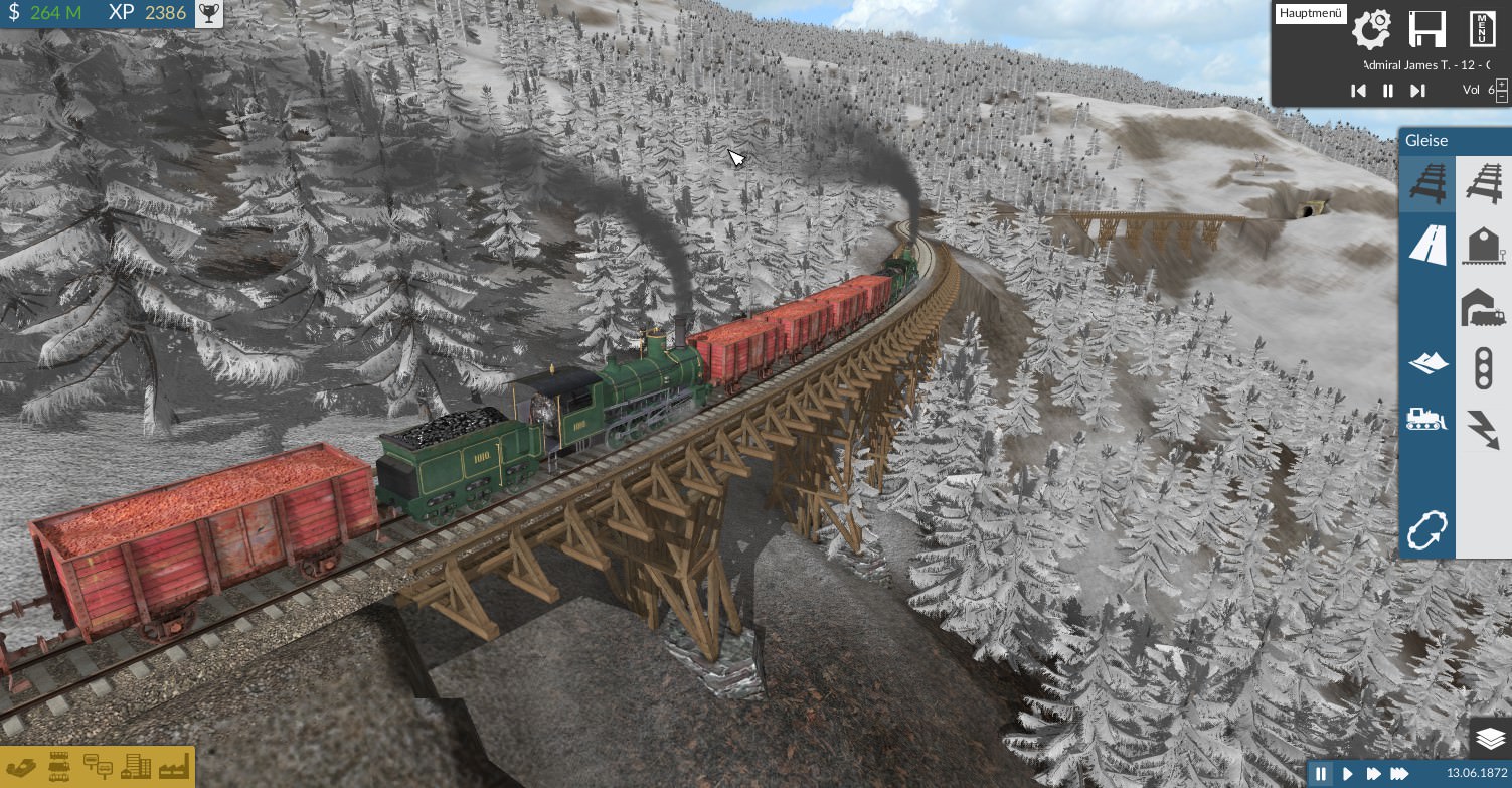 Südbahnlok mit Erzzug
