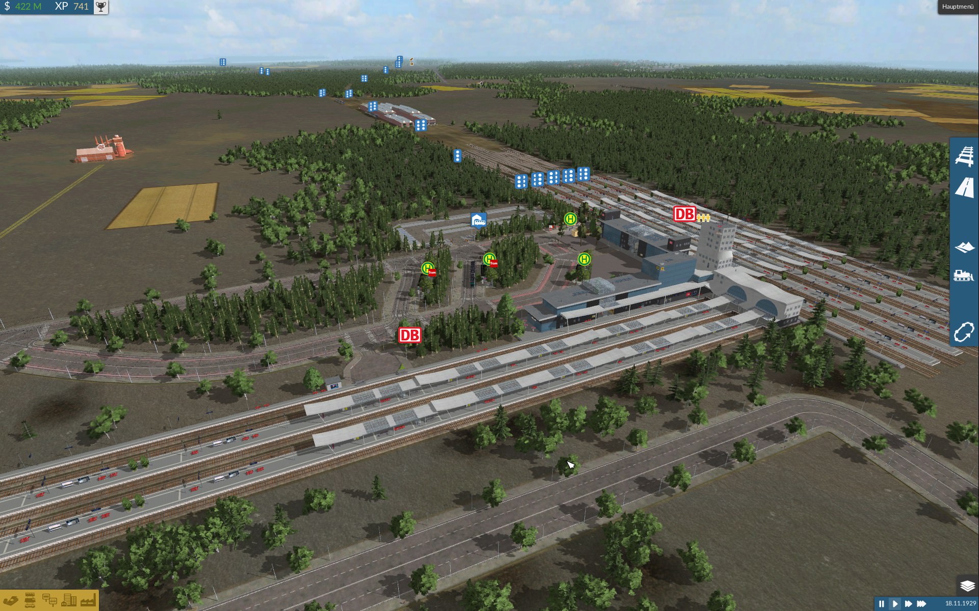 Kopf- und Durchgangsbahnhof Wustermark 1